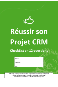 Efficy checkliste projet CRM